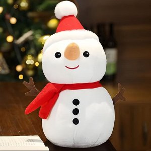 Мягкая игрушка новогодняя Дед Мороз, Снеговик, Олень, 50см