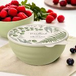 МИСКА С КРЫШКОЙ С ДЕКОРОМ WAVE 1,55Л
