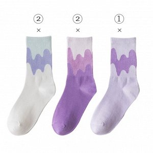 Носки женские, высокие, 3 пары