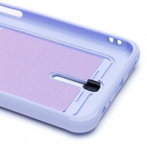 Чехол-накладка - SC304 с картхолдером для "Samsung SM-A226 Galaxy A22s 5G" (light violet) (208724)
