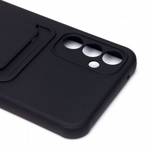 Чехол-накладка - SC304 с картхолдером для "Samsung SM-A346 Galaxy A34" (black) (217958)