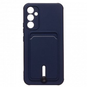 Чехол-накладка - SC304 с картхолдером для "Samsung SM-A346 Galaxy A34" (dark blue)