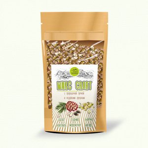 Микс BUCKWHEAT SALAD MIX с кедровыми орешками. 100 г.