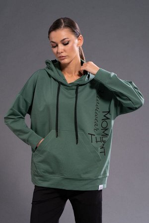 Костюм Костюм Kivviwear 4015404027 хаки 
Состав: ПЭ-24%; Хлопок-70%; Эластан-6%;
Сезон: Осень-Зима
Рост: 170

Костюм оверсайз с брюками средней посадки с карманами в боковых швах. Обработка низа брюк