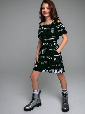 Комплект текстильный для девочек: топ, шорты