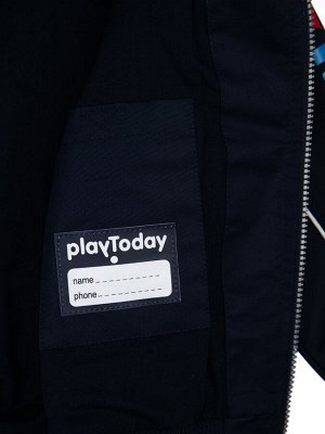 Куртка текстильная с полиуретановым покрытием для мальчиков (бомбер)