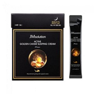 JMsolution Active Golden Caviar Sleeping Cream Prime Омолаживающий ночной крем с золотом и икрой