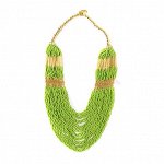 FK0730-116 Колье из бисера, L30 см, бисер