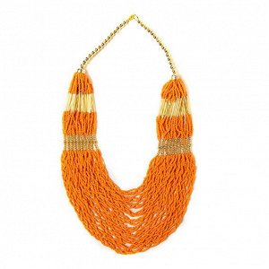 FK0730-118 Колье из бисера, L30 см, бисер