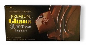Шоколад ГАНА Премиум с начинкой из какао, Lotte 68.4г, 1/6/72