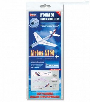 Сборная модель самолет "Airbus A340", 28cm