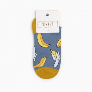 Носки укороченные MINAKU «Банан», размер 36-39 (23-25 см)