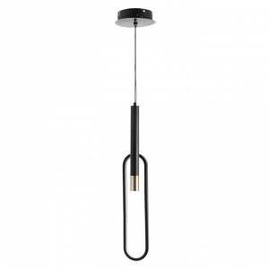 Светильник "Овал" LED 21Вт 4000К черный 14х3х41,5см BayerLux