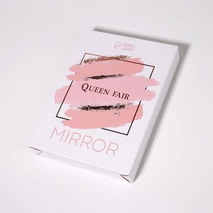 Зеркало настольное «Овал», зеркальная поверхность 12 х 17,7 см, цвет серебристый