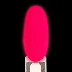 Гель лак для ногтей, люминесцентный, трехфазный, 8 мл, LED/UV, розовый (36)