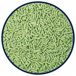 KINGFISHER®️ НАПОЛНИТЕЛЬ ДЛЯ КОШАЧЬИХ ТУАЛЕТОВ ТОФУ (TOFU) "GREEN TEA", с ароматом зелёного чая, пакет 2,8 кг (7 литров)