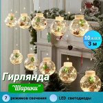 Светодиодный занавес &quot;Шарики&quot;