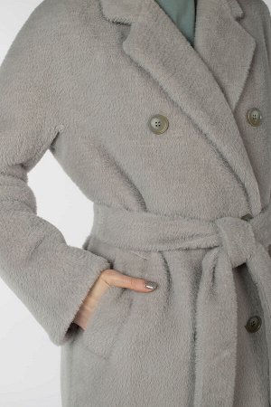 02-3227 Пальто женское утепленное (пояс)