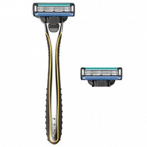 KODAK Бритвенный станок Ultra Premium Razor 3 Starter с 3мя лезвиями, 1 касета в компекте.