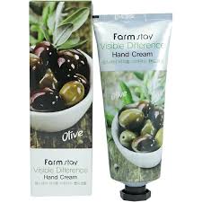 Farm Stay Крем для рук с экстрактом оливы Hand Cream Olive Visible Difference, 100 гр