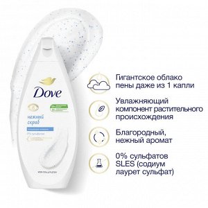 Dove Гель скраб для душа Нежное обновление Дав 250 мл