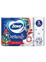 Zewa Делюкс Туалетная бумага 3-х слойная белая Deluxe Pure White 12 шт в уп Зева