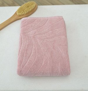 Махровое полотенце Flora розовый