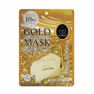Маски для лица с золотом Pure 5 Gold Essence Mask, 10 шт