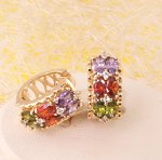 Серьги позолота H01-1528