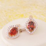 Серьги позолота H01-1217