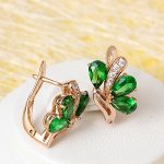 Серьги позолота H01-1807