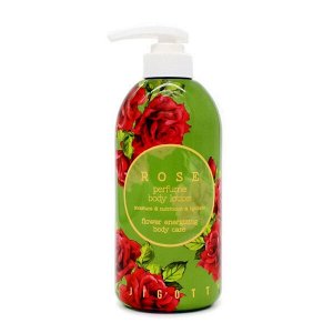 Лосьон, парфюмированный для тела с экстрактом розы/Rose Perfume Body Lotion, JIGOTT, Ю.Корея, 500 г, (30)