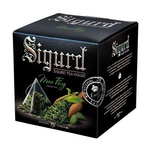 Чай зеленый SIGURD Маофенг, 15 пирамидок в саше-конверте по 1,7 г