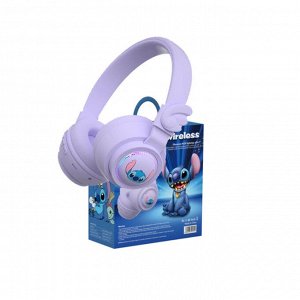 Наушники беспроводные Герои Мультфильмов Disney, Wireless, 400 mAh, RGB Подсветка, Bluetooth, TF Card, AUX