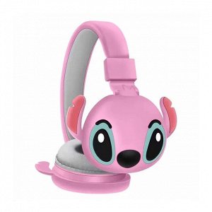 Наушники беспроводные Герои Мультфильмов Disney, Wireless, 400 mAh, RGB Подсветка, Bluetooth, TF Card, AUX