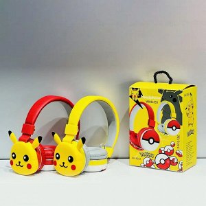 Наушники беспроводные Герои Мультфильмов Disney, Wireless, 400 mAh, RGB Подсветка, Bluetooth, TF Card, AUX