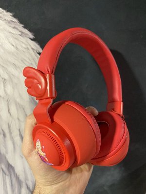 Наушники беспроводные Герои Мультфильмов Disney, Wireless, 400 mAh, RGB Подсветка, Bluetooth, TF Card, AUX