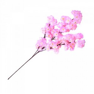 Ветка сакуры цветущей 100 см розовая