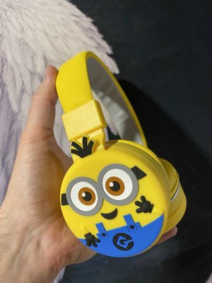 Наушники беспроводные Герои Мультфильмов Disney, Wireless, 400 mAh, RGB Подсветка, Bluetooth, TF Card, AUX