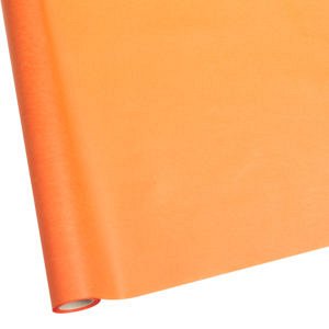 Бумага флористическая Пергамент 50см х 10м светло-оранжевый