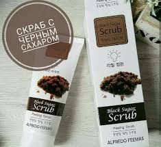 Alfredo Feemas Black Sugar Peeling Scrub Сахарный скраб с изумительной медовой текстурой 180 мл