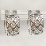 Серьги бижутерия родирование E4802