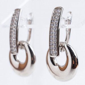 Серьги бижутерия родирование XJ 4896