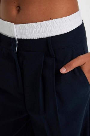 Классные широкие брюки с высокой талией и широкими штанинами