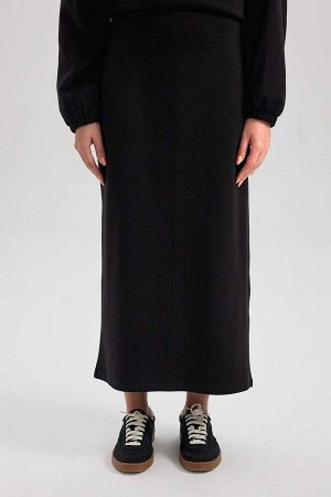 Макси-юбка стандартного кроя из ткани Selanik