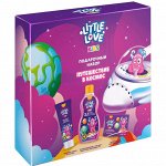 Подарочный набор Little Love &quot;Путешествие в космос&quot; шампунь-гель для душа-пена + мыло для детей + мыльная краска
