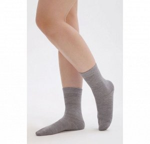 Носки шерсть 70% шерсть мериноса (35-37, серый)