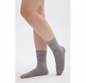 Носки шерсть 70% шерсть мериноса (41-43, серый)
