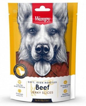 Wanpy Dog соломка из вяленой говядины 100 г