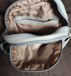 Рюкзак натуральная кожа цвет мята
